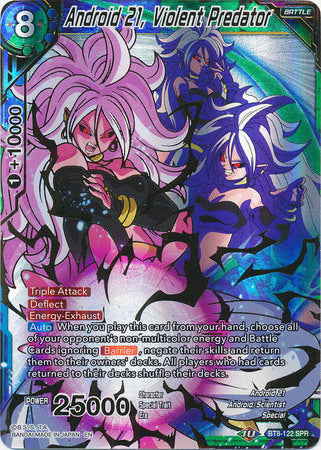 Android 21, Violent Predator (SPR) (BT8-122) [Malicious Machinations] | Total Play