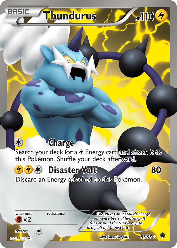 Thundurus (97/98) [Black & White: Emerging Powers] | Total Play