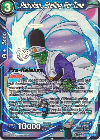 Paikuhan, Supporting His Comrades (BT12-044) [Vicious Rejuvenation Prerelease Promos] | Total Play