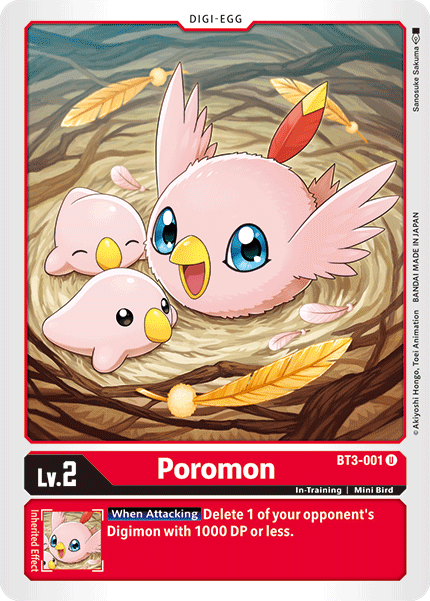 Poromon [BT3-001] [Release Special Booster Ver.1.5] | Total Play