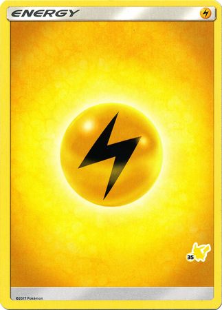 Lightning Energy (Pikachu Stamp #35) [Battle Academy 2020] | Total Play