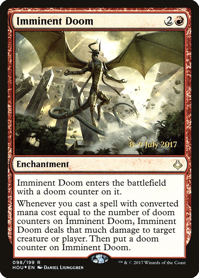Imminent Doom [Hour of Devastation Prerelease Promos] | Total Play