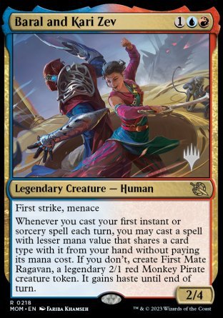 Baral and Kari Zev (Promo Pack) [March of the Machine Promos] | Total Play