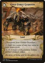 Golden Guardian // Gold-Forge Garrison [Rivals of Ixalan] | Total Play