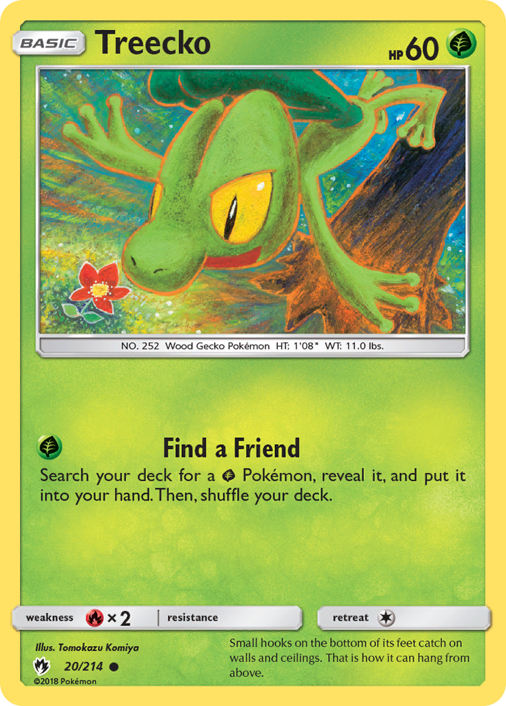 Treecko (20/214) [Sun & Moon: Lost Thunder] | Total Play