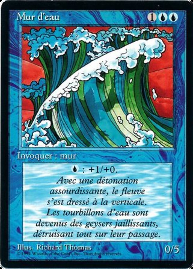 Wall of Water [Foreign Black Border] | Total Play