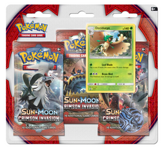 Sun & Moon: Crimson Invasion - 3-Pack Blister (Decidueye) | Total Play