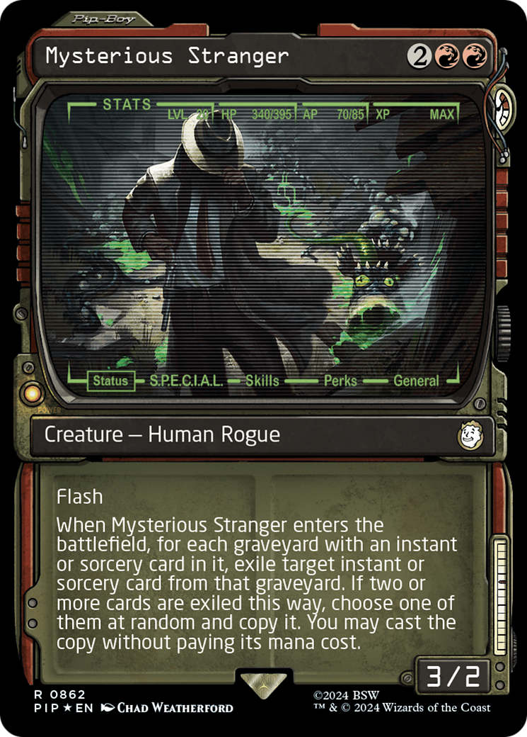 Mysterious Stranger (Showcase) (Surge Foil) [Fallout] | Total Play