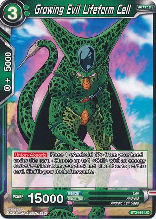 Growing Evil Lifeform Cell (BT2-086) [Union Force] | Total Play