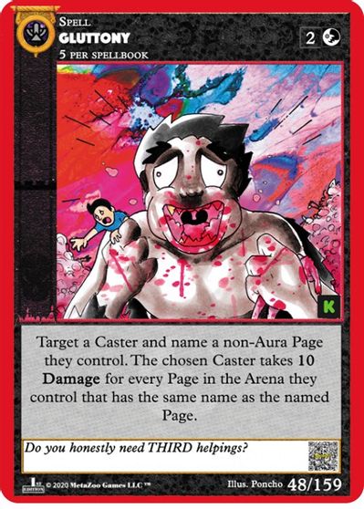 Gluttony [Cryptid Nation: Kickstarter Edition] | Total Play