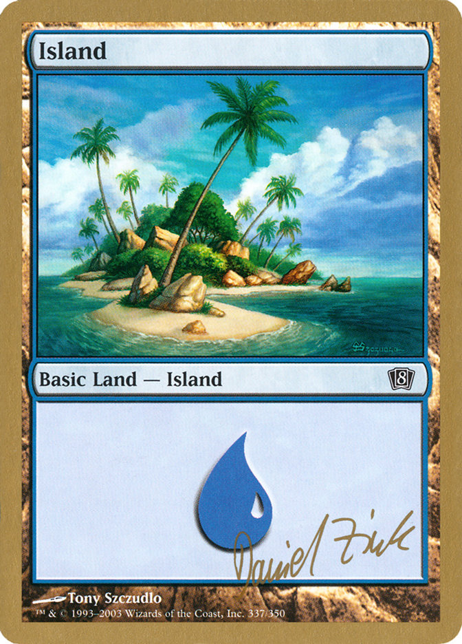 Island (dz337) (Daniel Zink) [World Championship Decks 2003] | Total Play