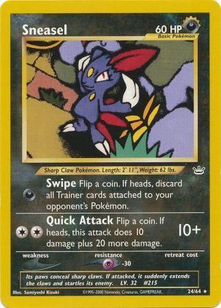 Sneasel (24/64) [Neo Revelation Unlimited] | Total Play