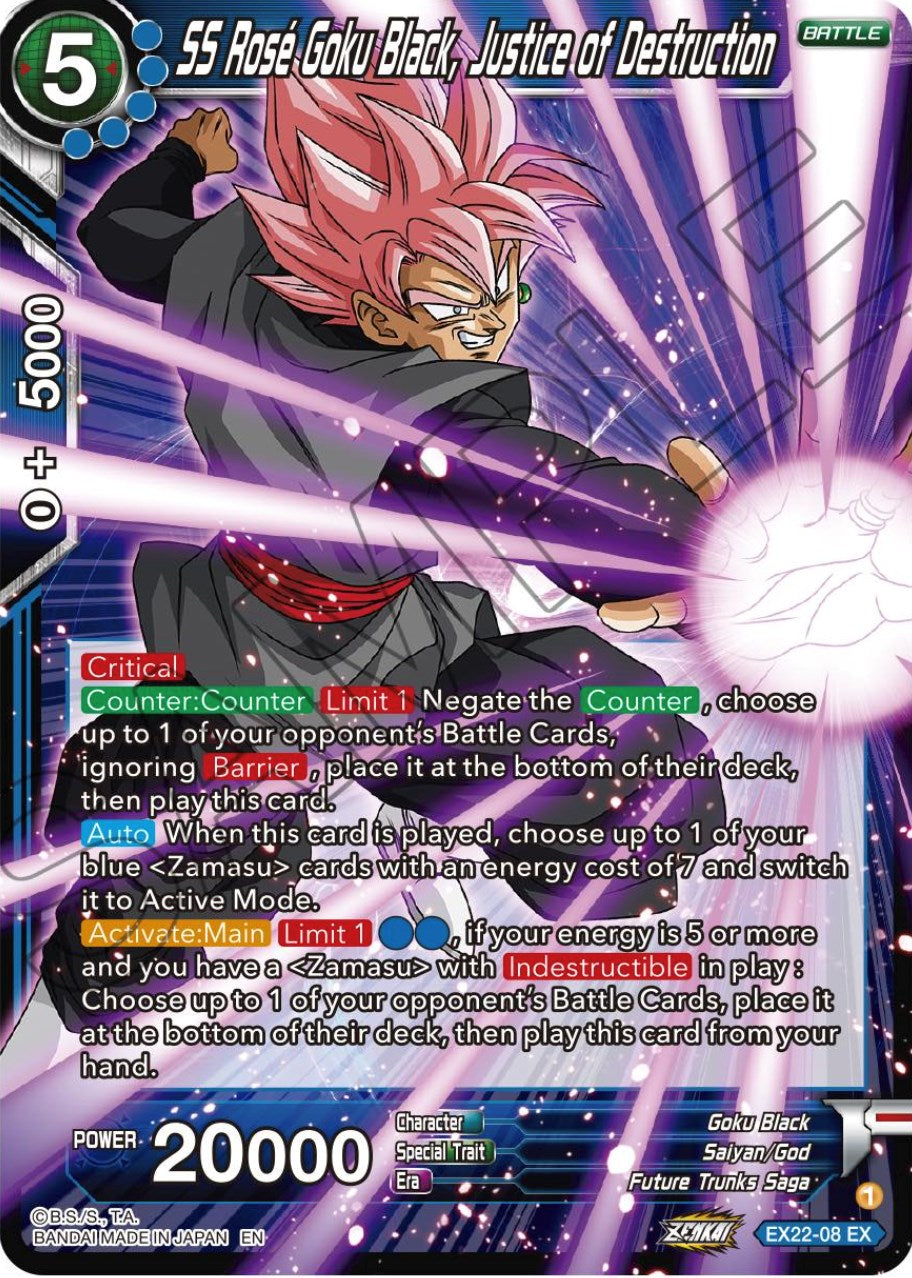 SS Rose Goku Black, Justice of Destruction (EX22-08) [Ultimate Deck 2023] | Total Play