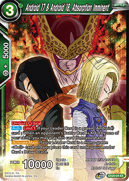 Android 17 & Android 18, Absorption Imminent (EX20-04) [Ultimate Deck 2022] | Total Play