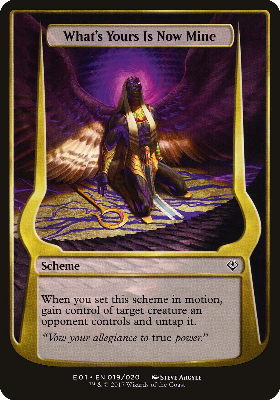 What's Yours Is Now Mine (Schemes) [Archenemy: Nicol Bolas Schemes] | Total Play