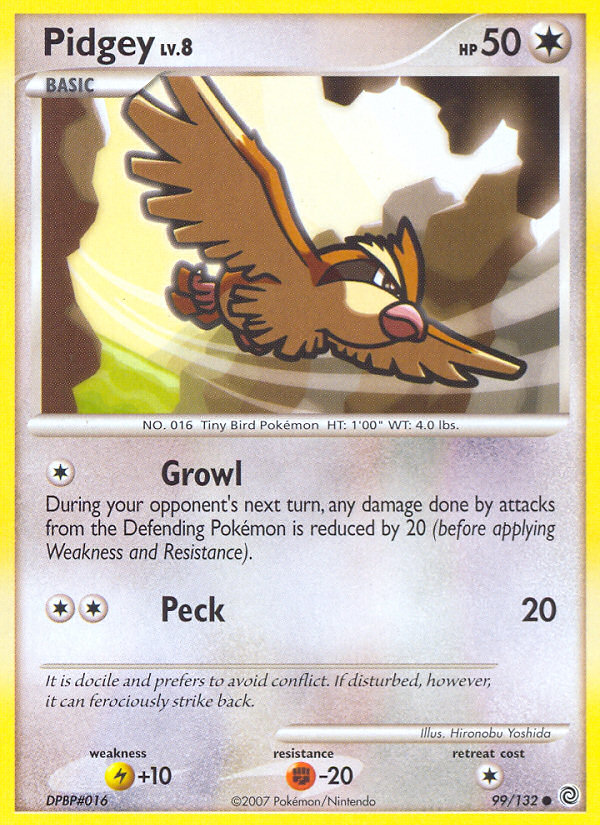 Pidgey (99/132) [Diamond & Pearl: Secret Wonders] | Total Play