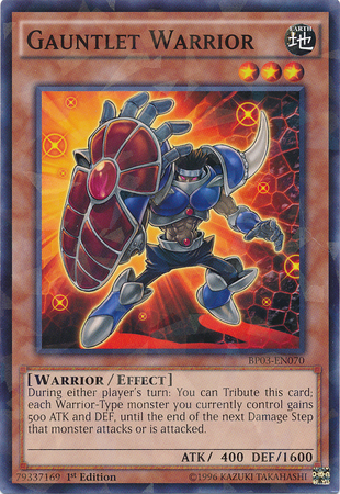 Gauntlet Warrior [BP03-EN070] Shatterfoil Rare | Total Play