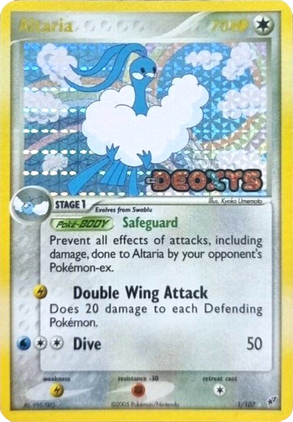 Altaria (1/107) (Stamped) [EX: Deoxys] | Total Play