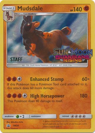 Mudsdale (SM20) (Staff Prerelease Promo) [Sun & Moon: Black Star Promos] | Total Play