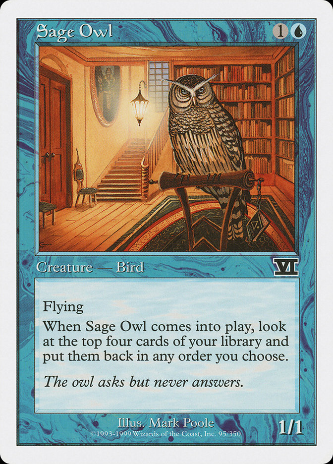 Sage Owl [Classic Sixth Edition] | Total Play