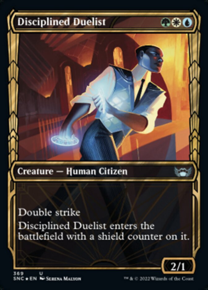 Disciplined Duelist (Showcase Golden Age Gilded Foil) [Streets of New Capenna] | Total Play