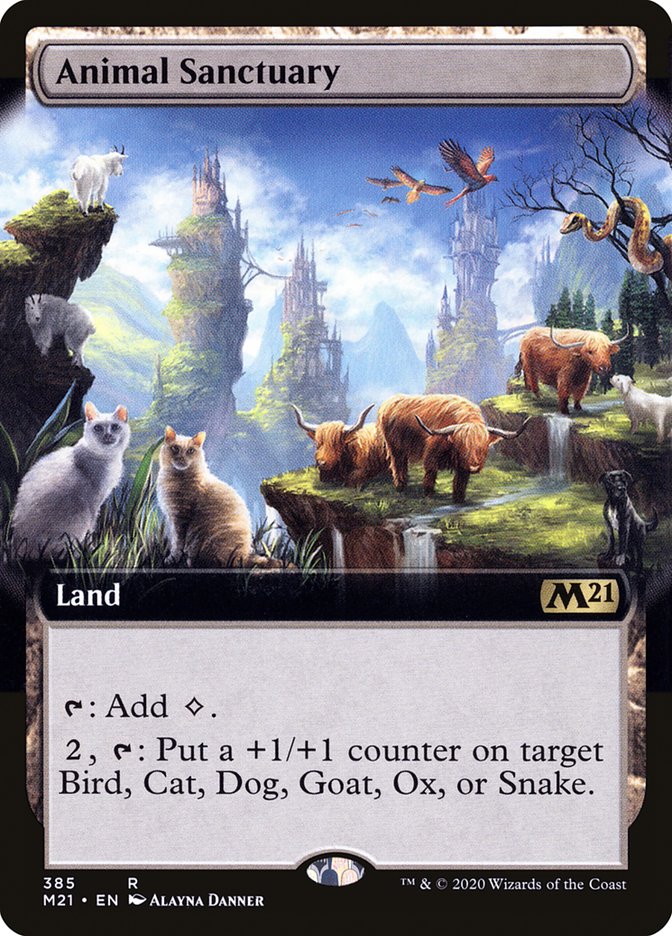 Animal Sanctuary (Extended Art) [Core Set 2021] | Total Play