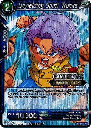Unyielding Spirit Trunks (BT2-044) [Judge Promotion Cards] | Total Play