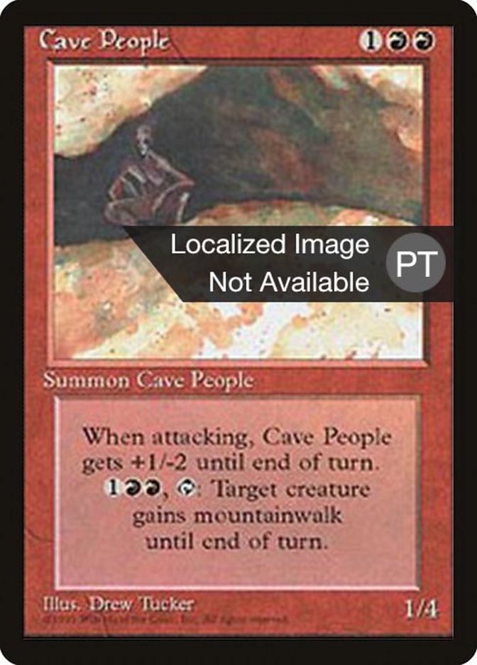 Cave People [Fourth Edition (Foreign Black Border)] | Total Play