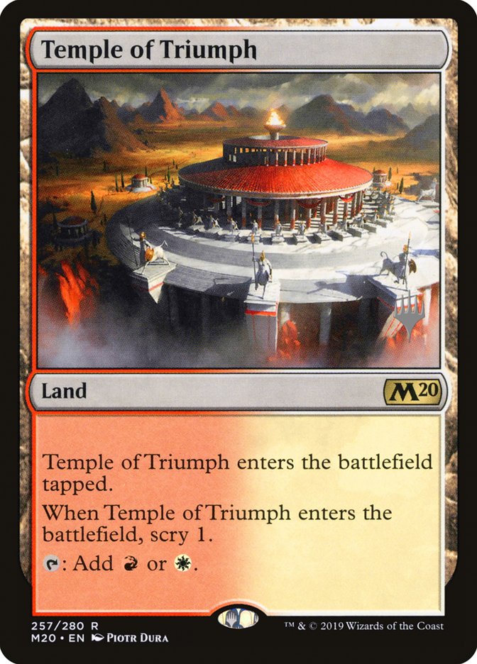 Temple of Triumph (Promo Pack) [Core Set 2020 Promos] | Total Play