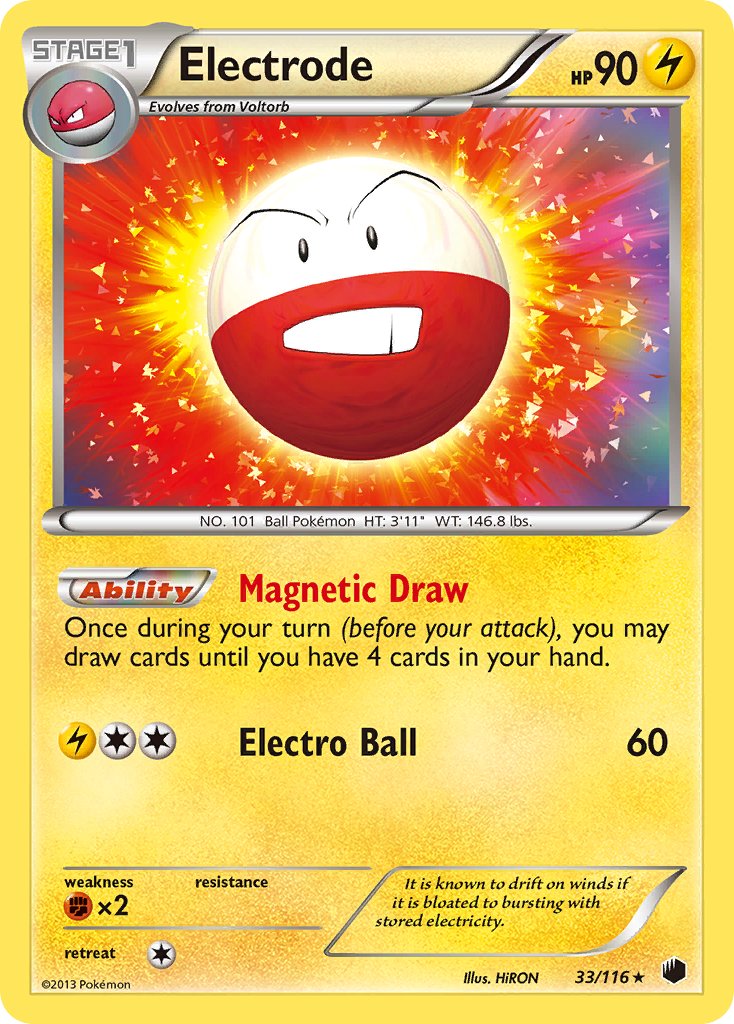 Electrode (33/116) (Theme Deck Exclusive) [Black & White: Plasma Freeze] | Total Play