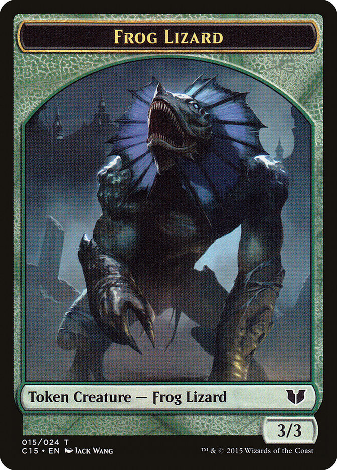 Frog Lizard Token [Commander 2015 Tokens] | Total Play