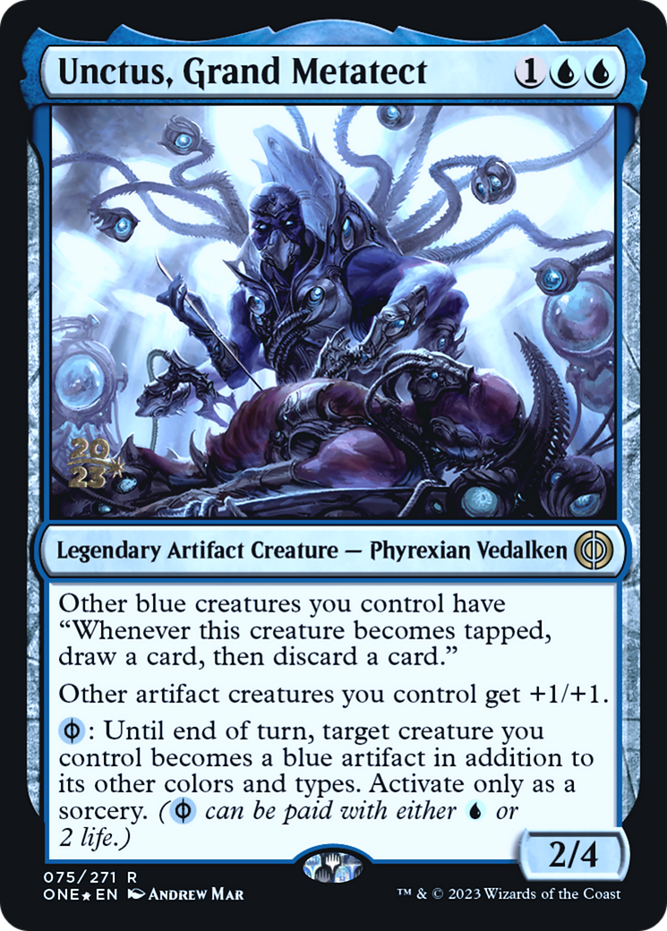 Unctus, Grand Metatect [Phyrexia: All Will Be One Prerelease Promos] | Total Play