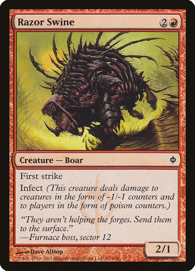 Razor Swine [New Phyrexia] | Total Play