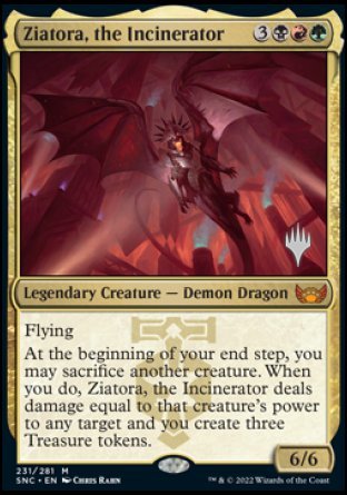 Ziatora, the Incinerator (Promo Pack) [Streets of New Capenna Promos] | Total Play