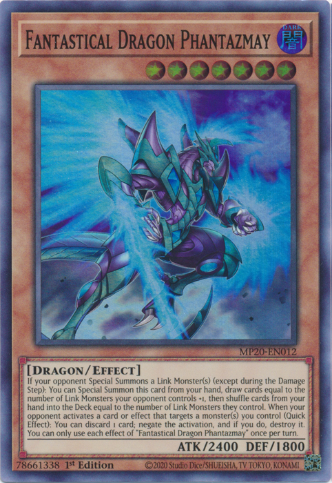 Fantastical Dragon Phantazmay [MP20-EN012] Super Rare | Total Play