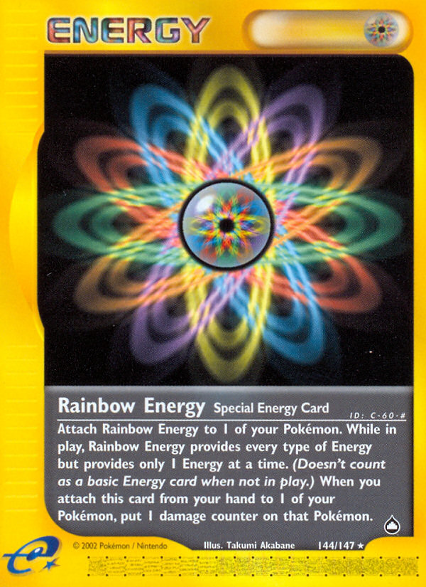Rainbow Energy (144/147) [Aquapolis] | Total Play