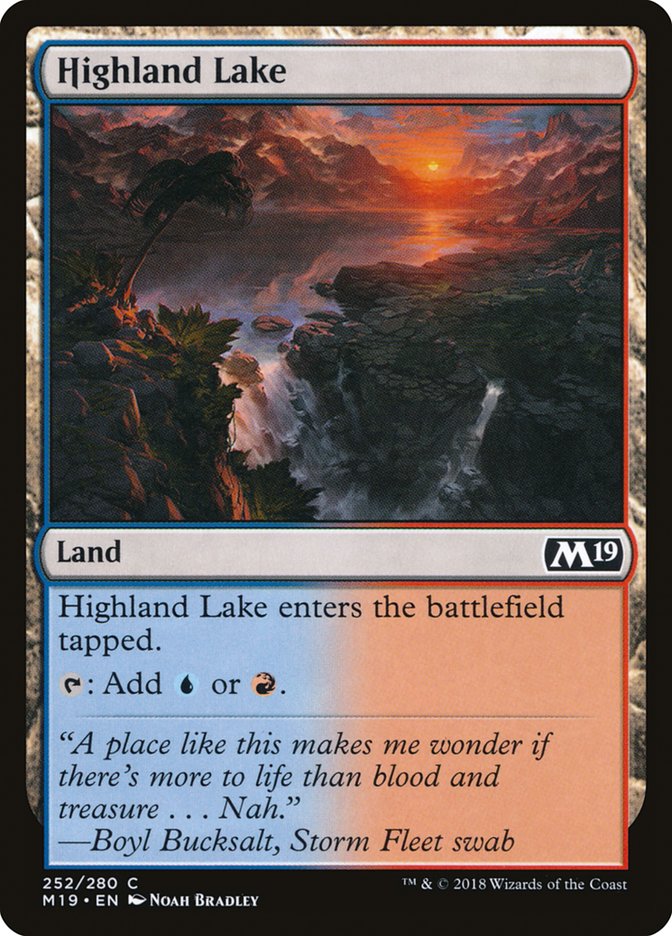 Highland Lake [Core Set 2019] | Total Play