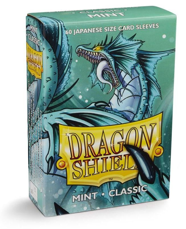 Dragon Shield: Japanese Size 60ct Sleeves - Mint (Classic) | Total Play