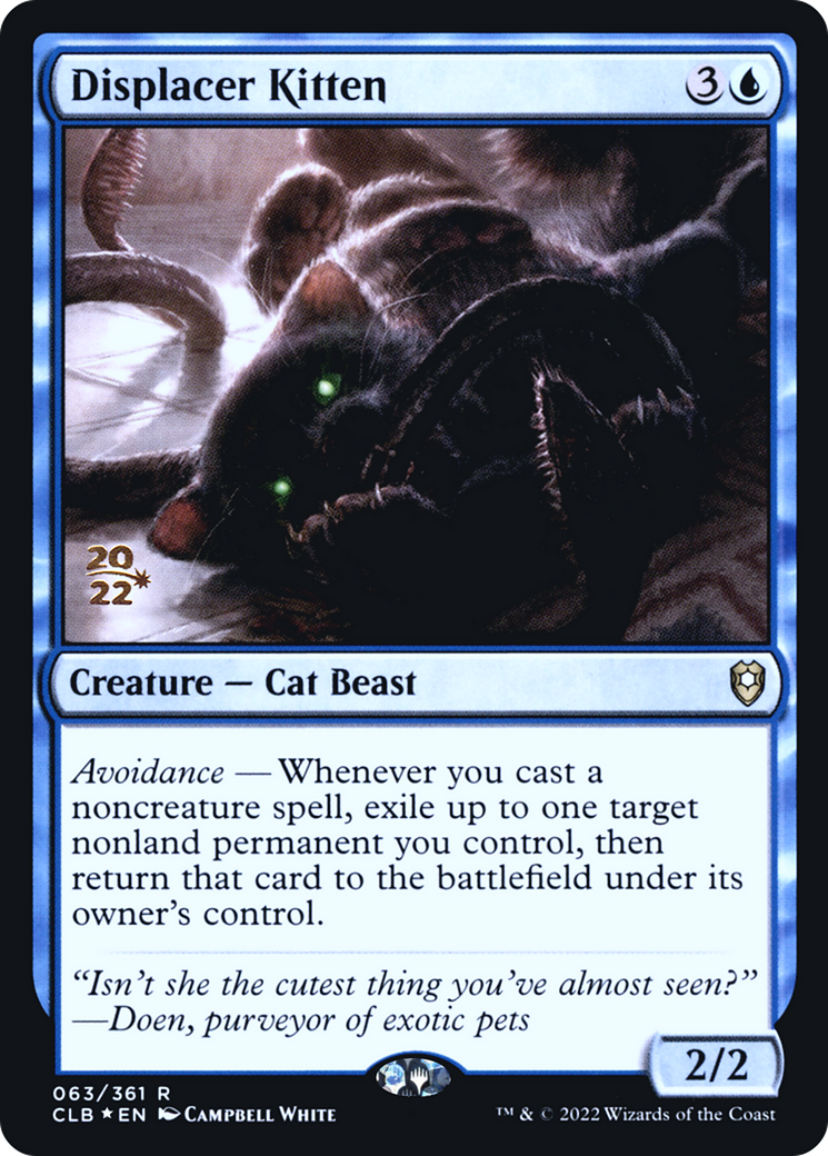 Displacer Kitten (Promo Pack) [The Lost Caverns of Ixalan Promos] | Total Play