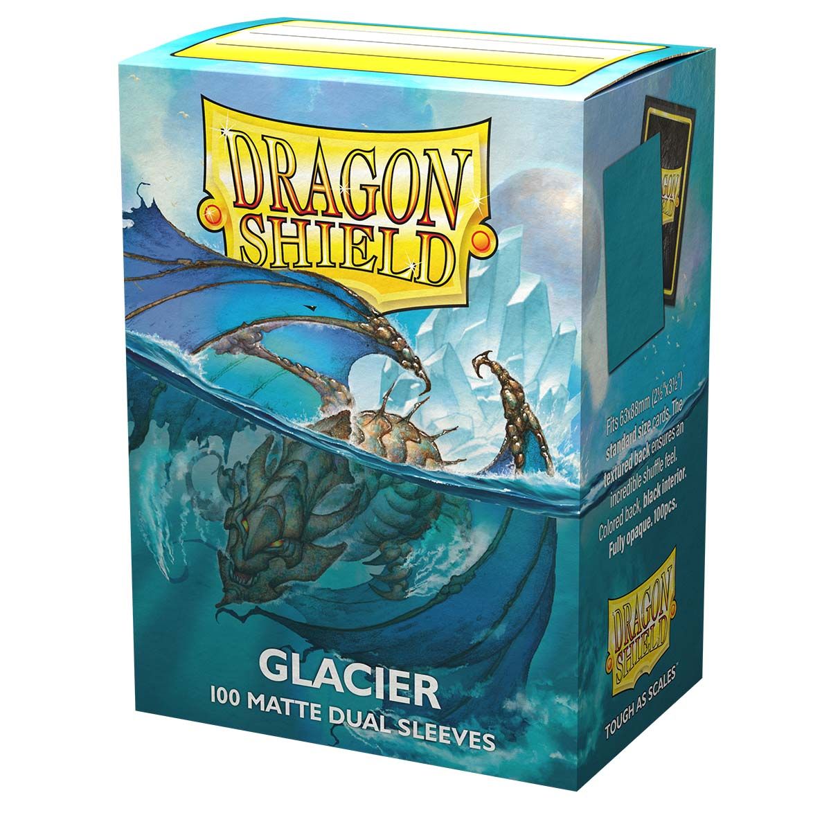 Dragon Shield: Standard 100ct Sleeves - Glacier (Dual Matte) | Total Play