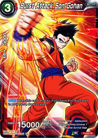 Burst Attack Son Gohan (Alternate Art) (P-049) [Special Anniversary Set] | Total Play