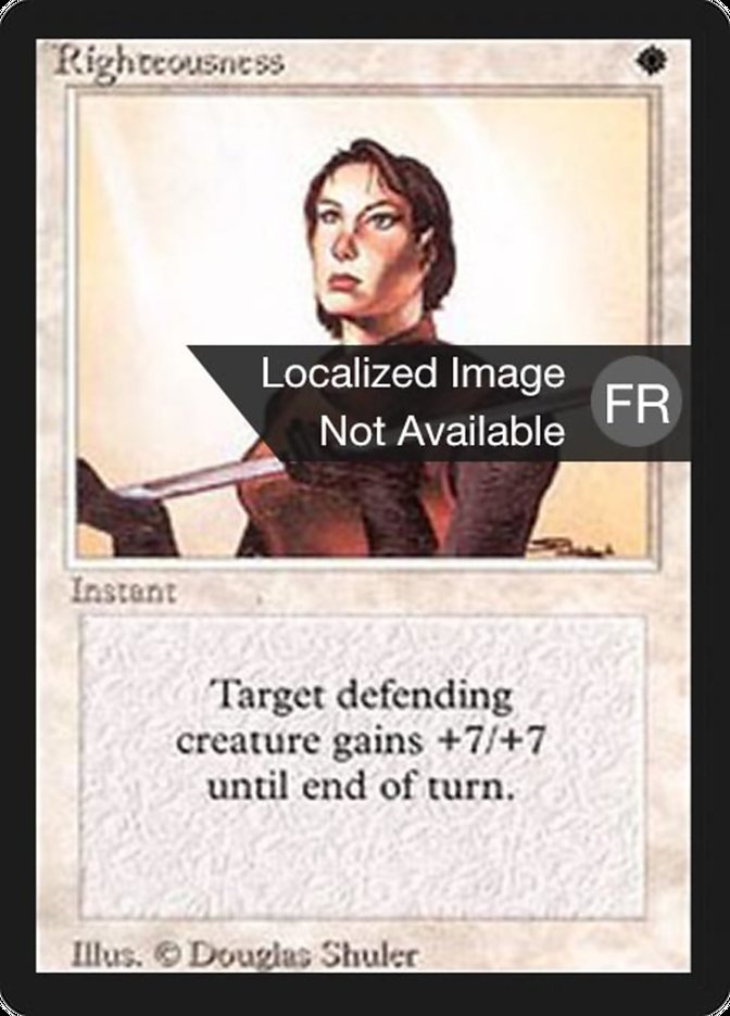 Righteousness [Foreign Black Border] | Total Play