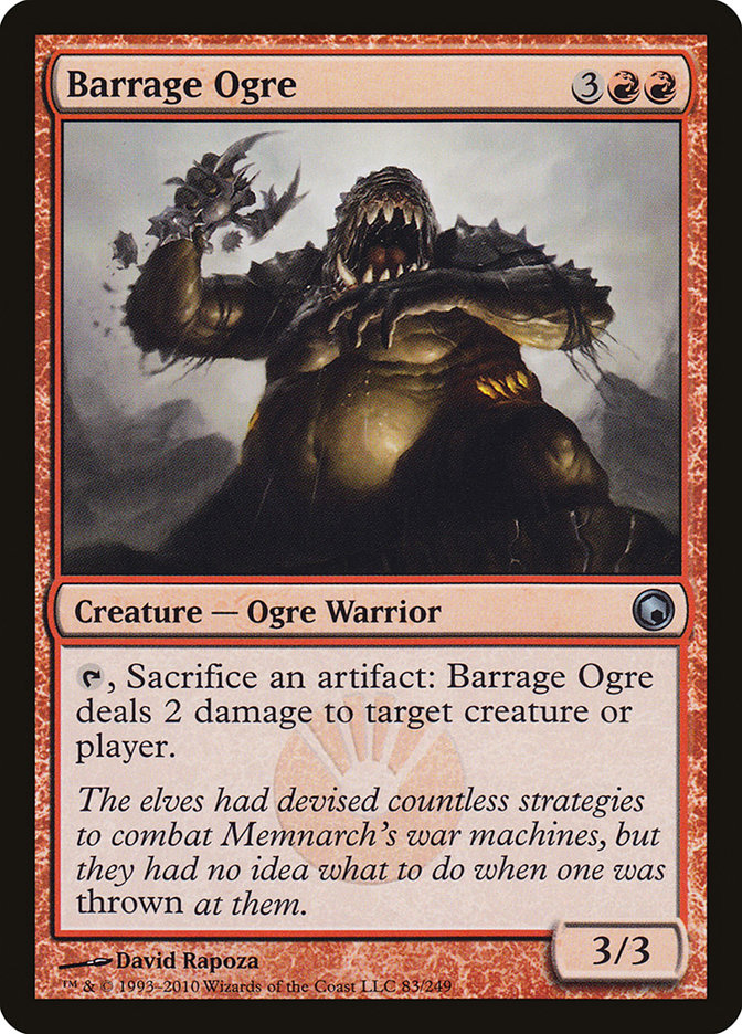Barrage Ogre [Scars of Mirrodin] | Total Play