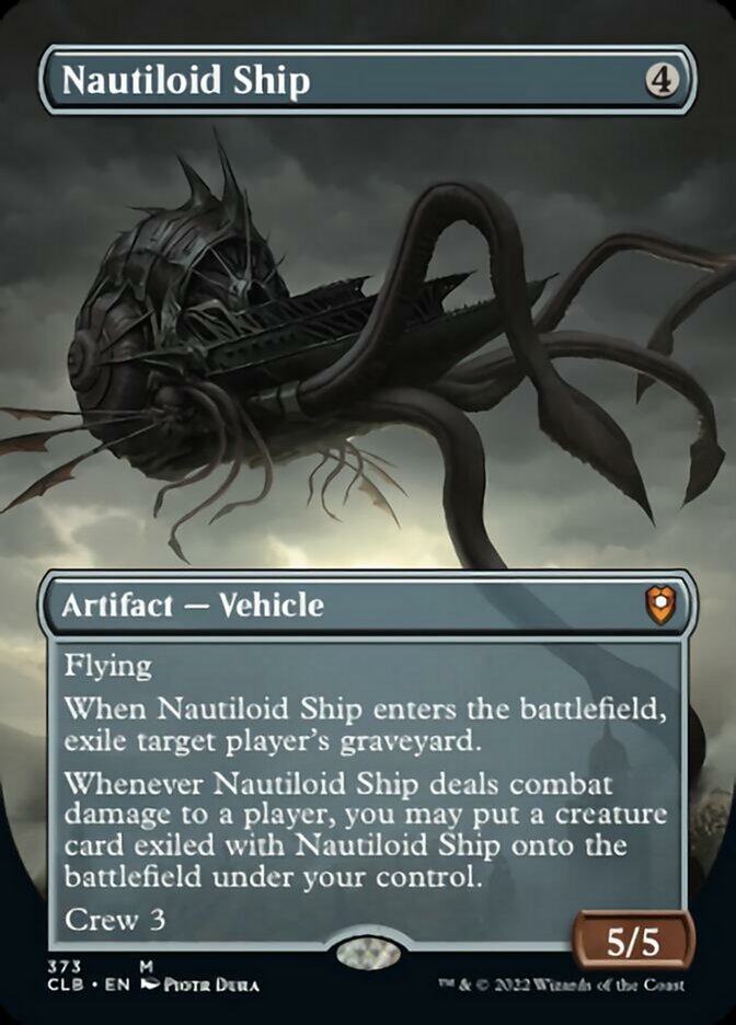 Nautiloid Ship (Borderless Alternate Art) [Commander Legends: Battle for Baldur's Gate] | Total Play