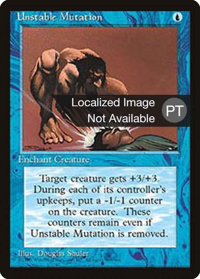 Unstable Mutation [Fourth Edition (Foreign Black Border)] | Total Play