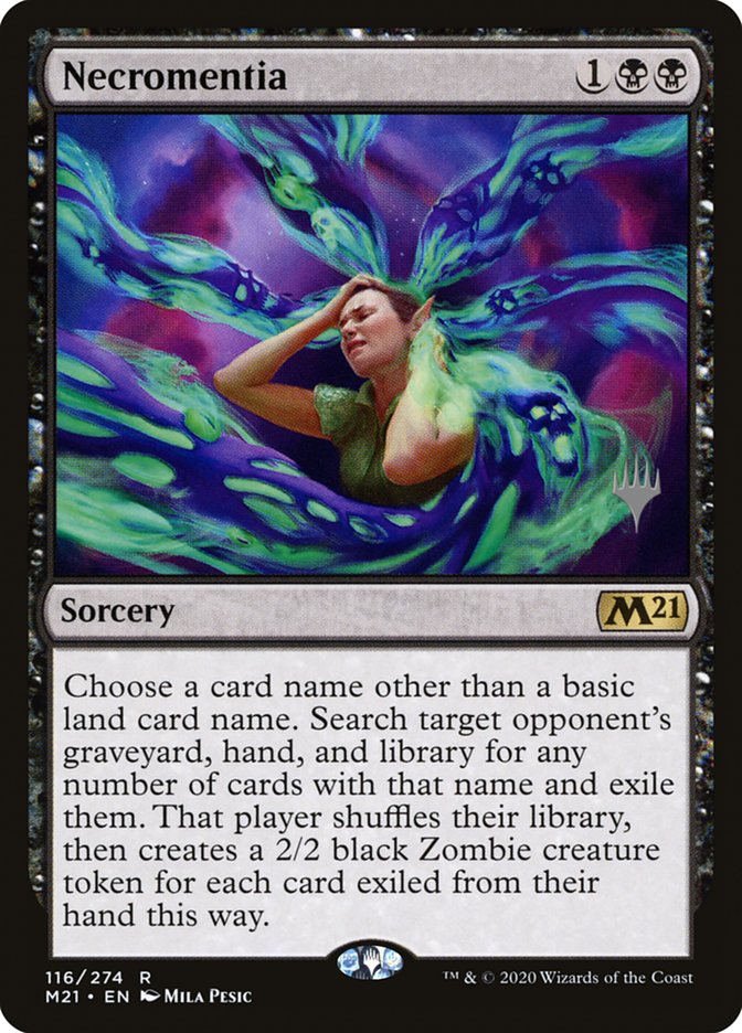Necromentia (Promo Pack) [Core Set 2021 Promos] | Total Play
