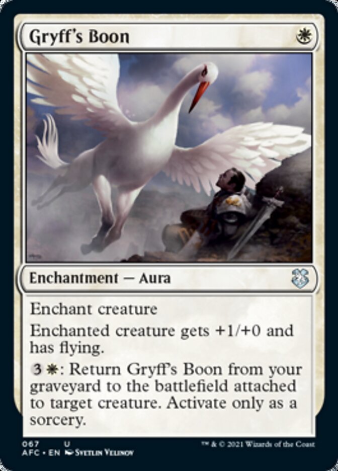 Gryff's Boon [Dungeons & Dragons: Adventures in the Forgotten Realms Commander] | Total Play