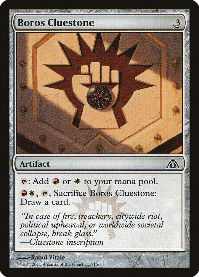 Boros Cluestone [Dragon's Maze] | Total Play