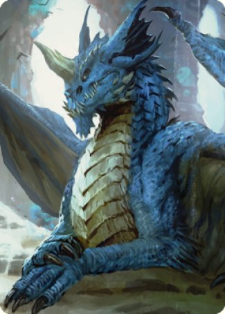 Young Blue Dragon Art Card [Commander Legends: Battle for Baldur's Gate Art Series] | Total Play