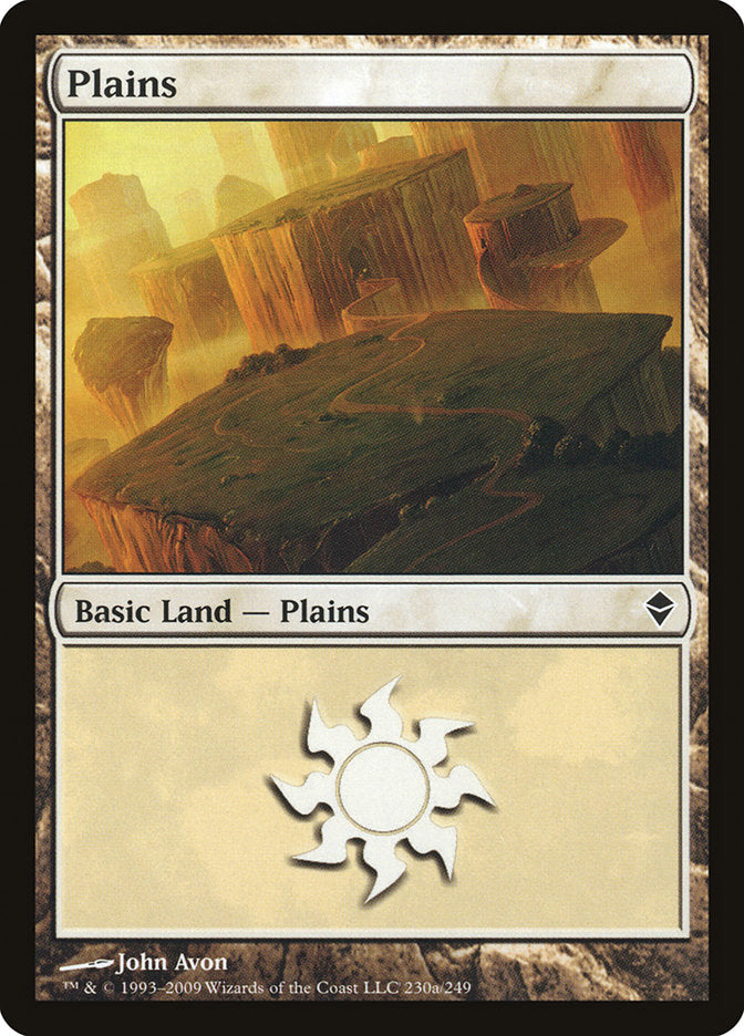 Plains (230a) [Zendikar] | Total Play